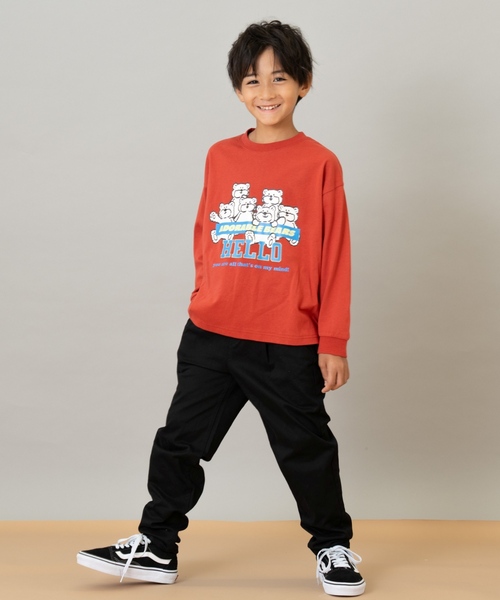 and D. petit main（アンドディープティマイン）の「ストレッチツイルテーパードパンツ（その他パンツ・キッズ・カーキ/ワイン/ブラック/ベージュ・120cm/90cm/100cm/140cm/110cm/130cm）」の11枚目の写真