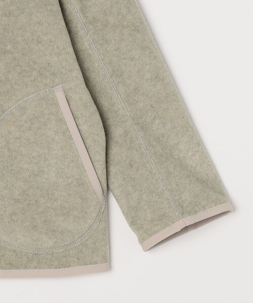 DANTON（ダントン）の「DANTON: フリース ボタン ジャケット<KIDS>（その他アウター・キッズ・ブラック/ナチュラル・120/130）」の7枚目の写真