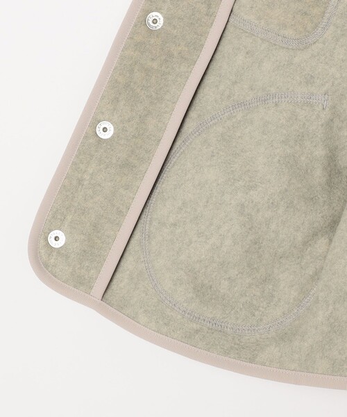 DANTON（ダントン）の「DANTON: フリース ボタン ジャケット<KIDS>（その他アウター・キッズ・ブラック/ナチュラル・120/130）」の8枚目の写真