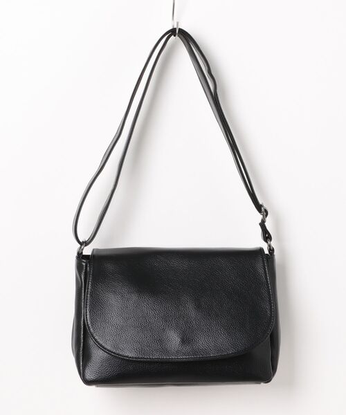 セール】【SETUP7】ソフトレザーフラップショルダーバッグ KNF151