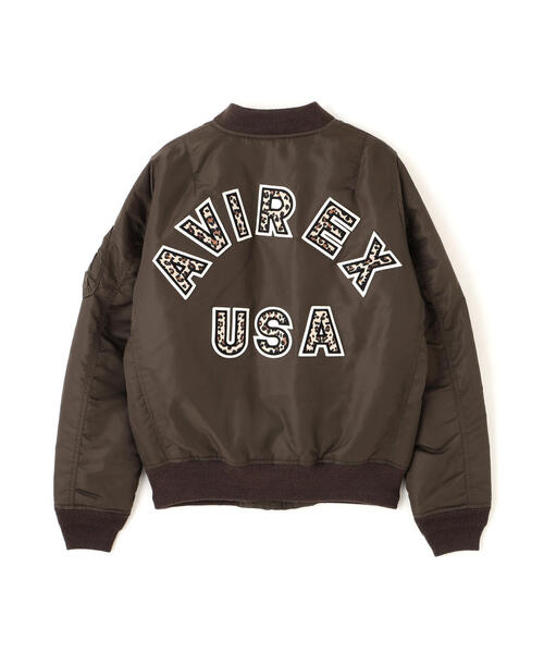 取扱店限定アイテム》LEOPARD LOGO MA-1（MA-1）｜AVIREX
