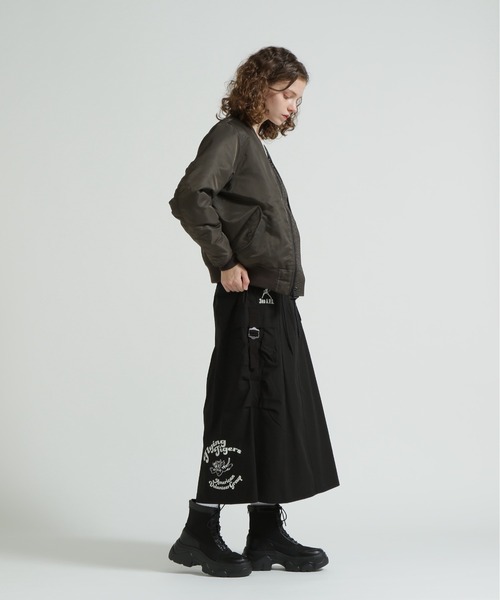 AVIREX(アヴィレックス)の「《取扱店限定アイテム》LEOPARD LOGO MA-1(MA-1・レディース・ブラック/ブラウン・S/M/L)」の7枚目の写真