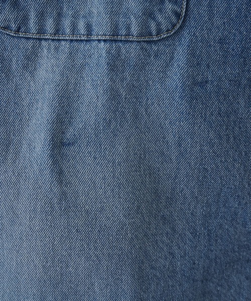 PUAL CE CIN（ピュアルセシン）の「コーンデニム　バンドカラーデニムジャケット（デニムジャケット・レディース・インディゴブルー/ブルー・FREE）」の21枚目の写真