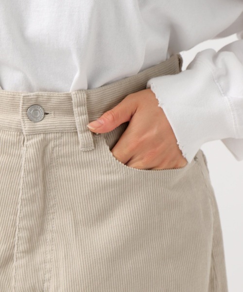 BAYFLOW（ベイフロー）の「[WEB限定]コーデュロイカーブパンツ（その他パンツ・レディース・ダークブラウン/アイボリー・SMALL/MEDIUM）」の13枚目の写真