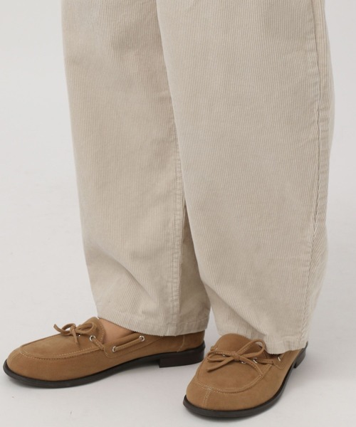 BAYFLOW（ベイフロー）の「[WEB限定]コーデュロイカーブパンツ（その他パンツ・レディース・ダークブラウン/アイボリー・SMALL/MEDIUM）」の14枚目の写真