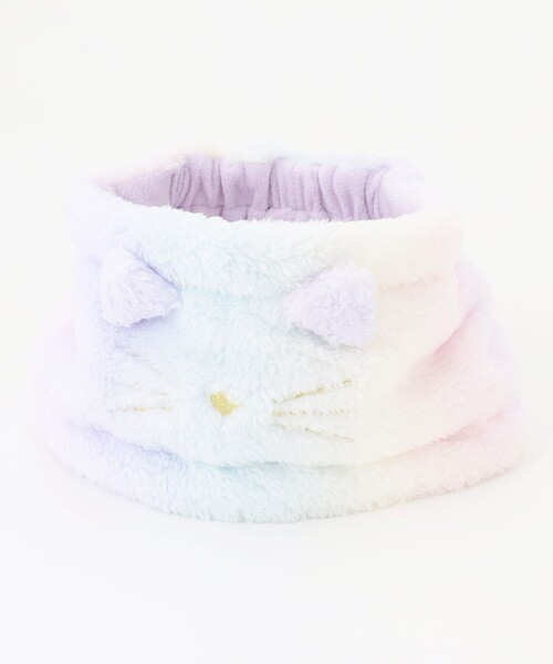 ANY(エニィ)の「ネッコウォーマー(マフラー・キッズ・アイボリー系/ライトグリーン系8/ブラック系/ベージュ系5/ライラック系8・F)」の13枚目の写真