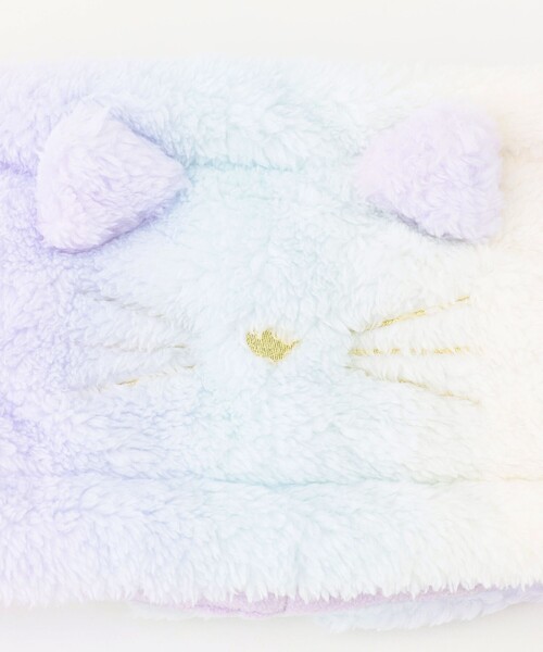 ANY(エニィ)の「ネッコウォーマー(マフラー・キッズ・アイボリー系/ライトグリーン系8/ブラック系/ベージュ系5/ライラック系8・F)」の14枚目の写真