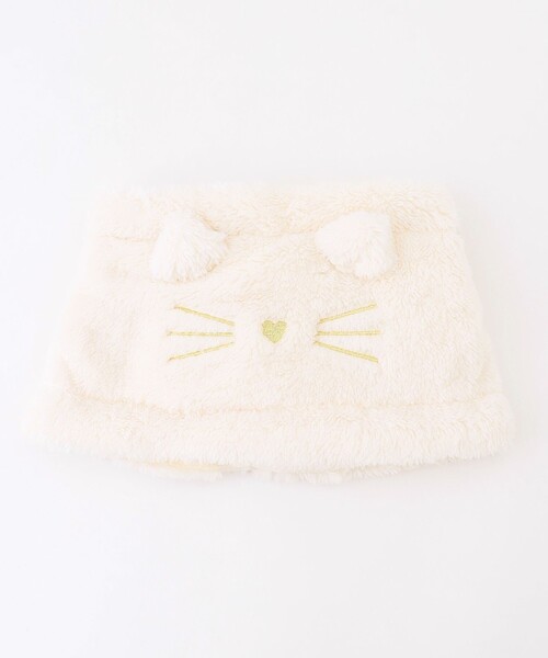 ANY(エニィ)の「ネッコウォーマー(マフラー・キッズ・アイボリー系/ライトグリーン系8/ブラック系/ベージュ系5/ライラック系8・F)」の19枚目の写真