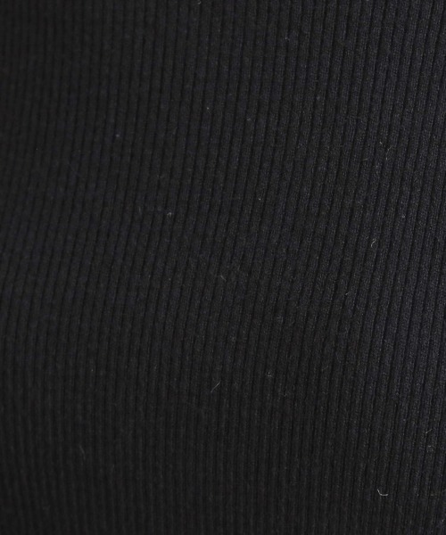 couture brooch（クチュールブローチ）の「【多機能・フェミニン】パール調リブニット（ニット/セーター・レディース・ブラック/レッド系1/サックスブルー/オフホワイト/グレー/ワインレッド・36/38/42）」の8枚目の写真