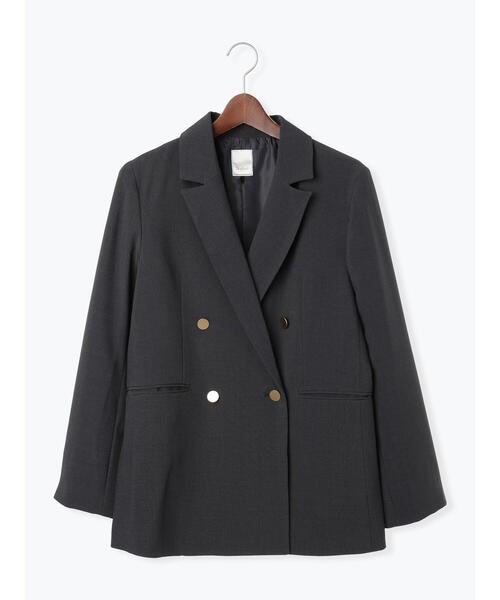 セール】ダブルブレストジャケット(セットアップ可)《2025Autumn