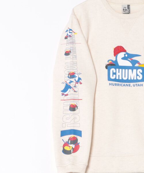 CHUMS（チャムス）の「CHUMS/チャムス スウェット BOOBY CURLING CREW TOP CH00-1517（スウェット・メンズ・ナチュラル/ブラック・XL/L/M）」の4枚目の写真