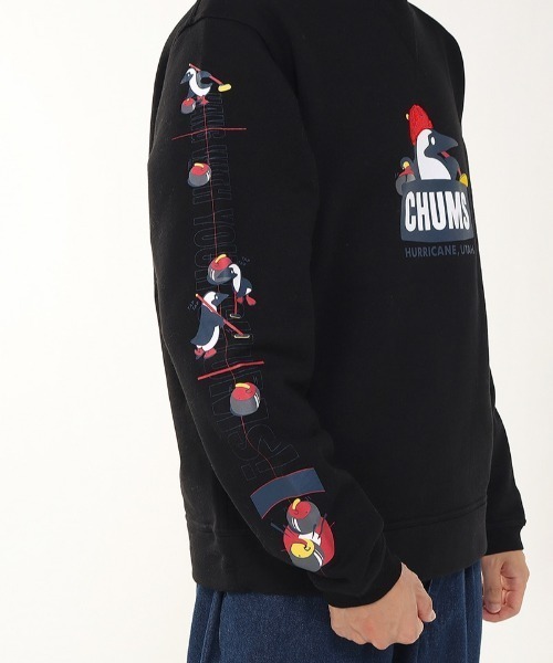 CHUMS（チャムス）の「CHUMS/チャムス スウェット BOOBY CURLING CREW TOP CH00-1517（スウェット・メンズ・ナチュラル/ブラック・XL/L/M）」の5枚目の写真