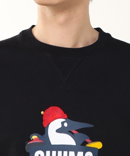 CHUMS（チャムス）の「CHUMS/チャムス スウェット BOOBY CURLING CREW TOP CH00-1517（スウェット・メンズ・ナチュラル/ブラック・XL/L/M）」の7枚目の写真