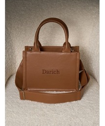 darich☆DDレザーハンドルバッグ ブラウン Darich DDレザーハンドルバッグ