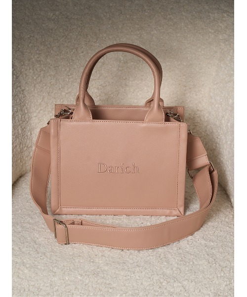 ロゴショルダーレザーミニトートバッグ（トートバッグ）｜Darich