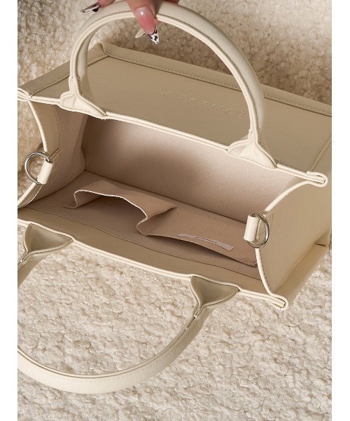 ロゴショルダーレザーミニトートバッグ（トートバッグ）｜Darich