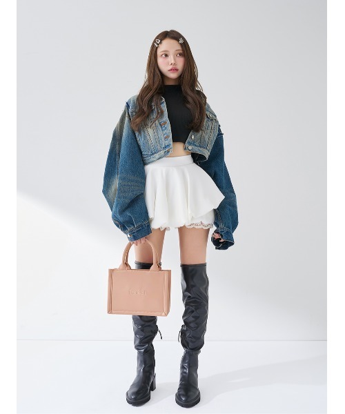 Darich（ダーリッチ）の「ロゴショルダーレザーミニトートバッグ（トートバッグ・レディース・アイボリー/ブラック/ピンク/ブラウン・FREE）」の17枚目の写真