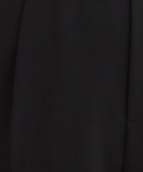 SHOO・LA・RUE(シューラルー)の「【洗濯機可/セットアップ可/S-3L】きちんと楽に。カットジョーゼット テーパードパンツ(その他パンツ・レディース・ネイビー/ナチュラル/ブラック・01/02/03/04/05)」の9枚目の写真