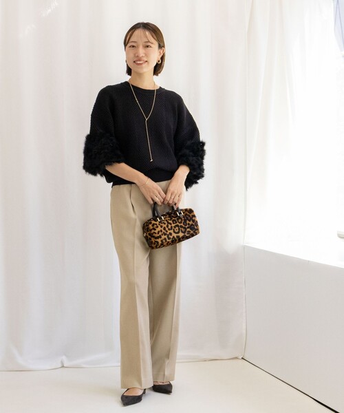 新品タグ付✨ノーリーズ 24AW 大人気2WAYラビットファーニットカーディガン 新品タグ付✨ノーリーズ 24AW 大人気2WAYラビットファーニット