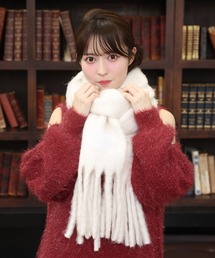 one after another NICE CLAUP(ワンアフターアナザーナイスクラップ)のブークレマフラー(マフラー)