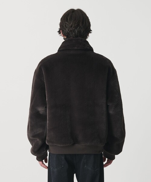 MONKEY TIME（モンキータイム）の「ファーライク ミリタリー ブルゾン（ブルゾン・メンズ・ダークブラウン/ブラック・S/M/L/XL）」の20枚目の写真