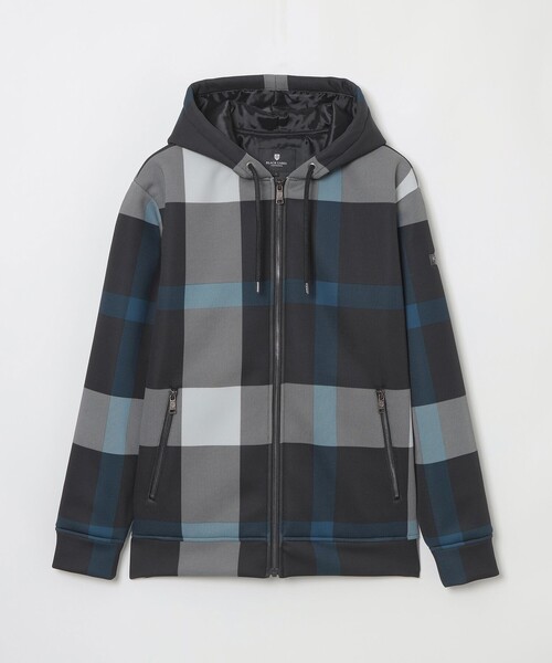 BLACK LABEL CRESTBRIDGE(ブラックレーベル・クレストブリッジ)の「エアリークレストブリッジチェックパデッドパーカー(パーカー・メンズ・ブラック/ベージュ系その他5・M/L/XL)」の9枚目の写真