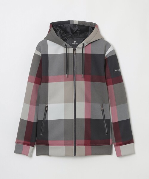 BLACK LABEL CRESTBRIDGE(ブラックレーベル・クレストブリッジ)の「エアリークレストブリッジチェックパデッドパーカー(パーカー・メンズ・ブラック/ベージュ系その他5・M/L/XL)」の3枚目の写真