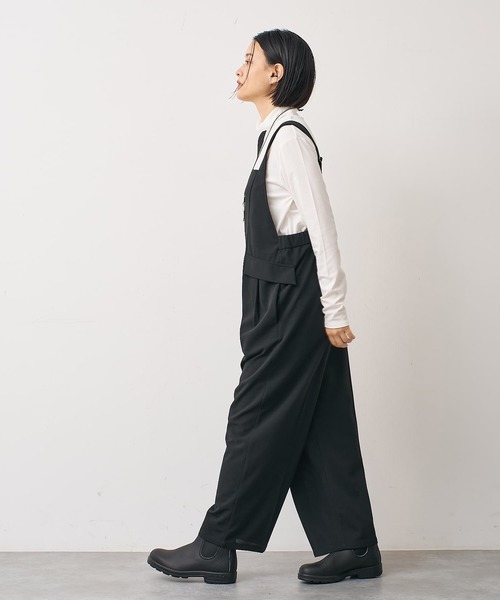 collex（コレックス）の「カットサロペット（サロペット/オーバーオール・レディース・グレー/ブラック・フリー）」の9枚目の写真