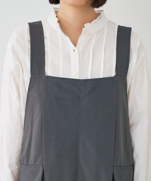 collex（コレックス）の「カットサロペット（サロペット/オーバーオール・レディース・グレー/ブラック・フリー）」の12枚目の写真
