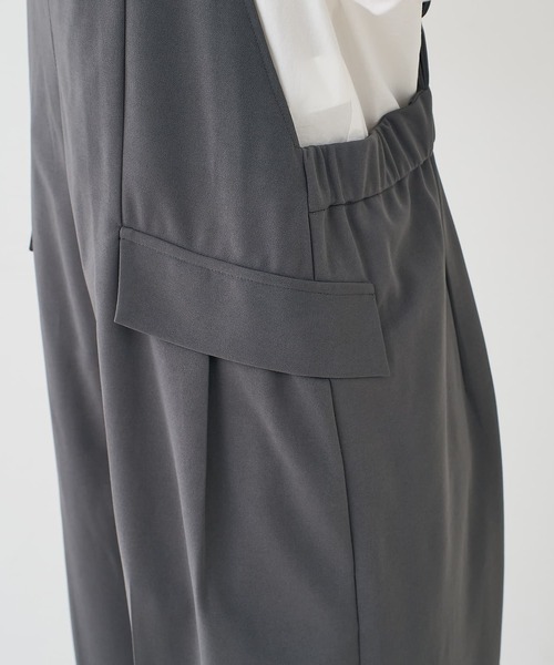 collex（コレックス）の「カットサロペット（サロペット/オーバーオール・レディース・グレー/ブラック・フリー）」の14枚目の写真