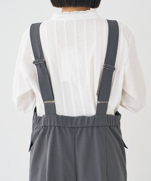 collex（コレックス）の「カットサロペット（サロペット/オーバーオール・レディース・グレー/ブラック・フリー）」の15枚目の写真