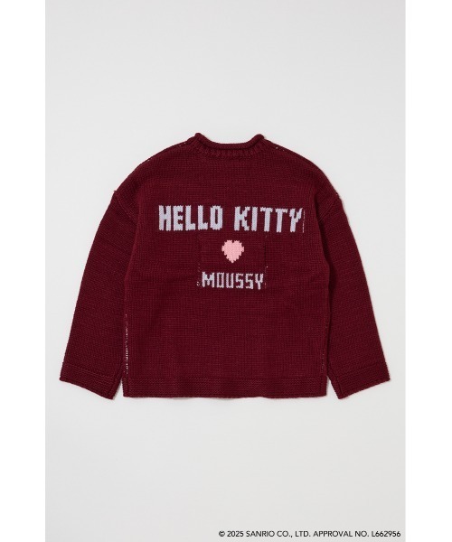 MOUSSY(マウジー)の「HELLO KITTY CHUNKY セーター(ニット/セーター・レディース・アイボリー/マジェンタ/ライトブラック・FREE)」の17枚目の写真