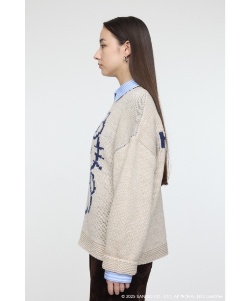 MOUSSY(マウジー)の「HELLO KITTY CHUNKY セーター(ニット/セーター・レディース・アイボリー/マジェンタ/ライトブラック・FREE)」の22枚目の写真