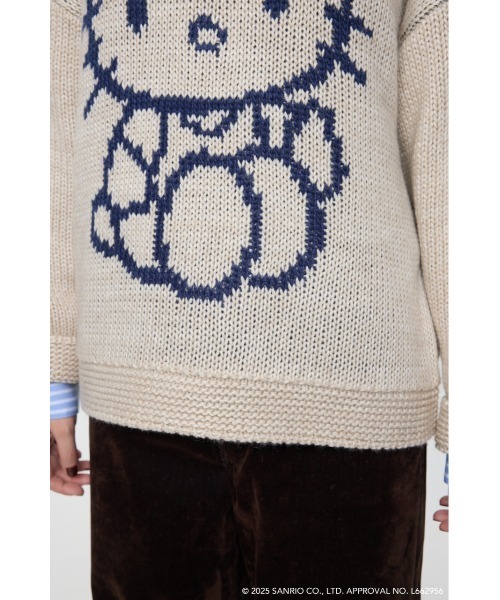 MOUSSY(マウジー)の「HELLO KITTY CHUNKY セーター(ニット/セーター・レディース・アイボリー/マジェンタ/ライトブラック・FREE)」の6枚目の写真