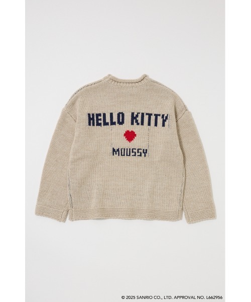 MOUSSY(マウジー)の「HELLO KITTY CHUNKY セーター(ニット/セーター・レディース・アイボリー/マジェンタ/ライトブラック・FREE)」の8枚目の写真