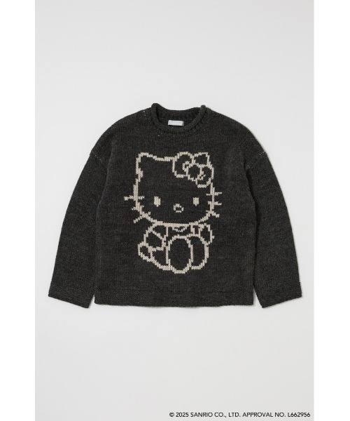 MOUSSY(マウジー)の「HELLO KITTY CHUNKY セーター(ニット/セーター・レディース・アイボリー/マジェンタ/ライトブラック・FREE)」の14枚目の写真