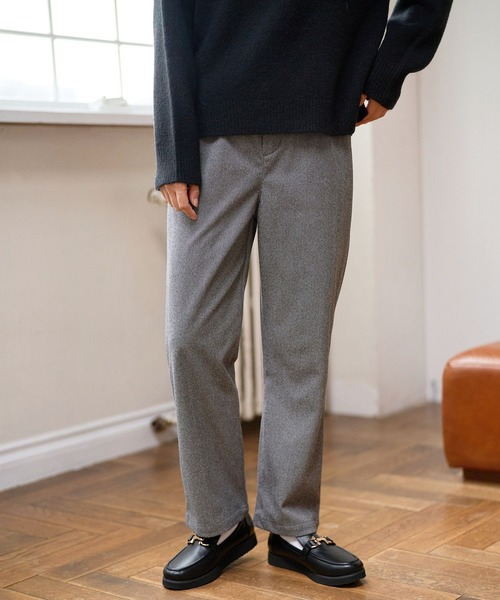 FOUND GOOD（ファウンドグッド）の「ジャガードストレートP（その他パンツ・レディース・ブラウン系5/グレー系/グレー系9/アイボリー/ブラック/グレー系8・S/M/L）」の3枚目の写真