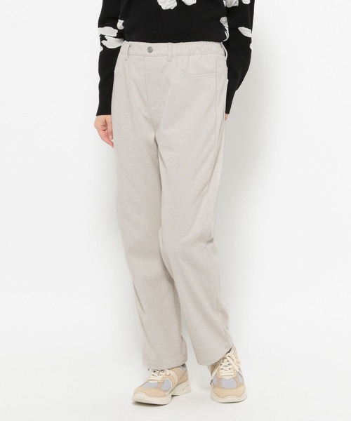 FOUND GOOD（ファウンドグッド）の「ジャガードストレートP（その他パンツ・レディース・ブラウン系5/グレー系/グレー系9/アイボリー/ブラック/グレー系8・S/M/L）」の2枚目の写真