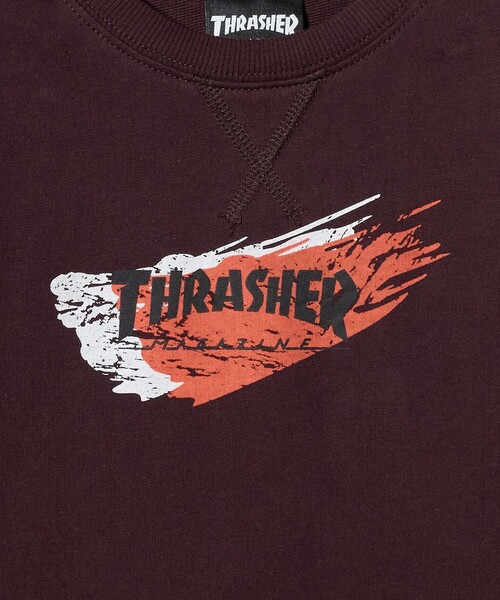THRASHER(スラッシャー)の「【別注】<THRASHER>プリントスウェット / トレーナー / キッズ 100cm-130cm(スウェット・キッズ・ライトブルー/ワイン/ブラック・S(120-130cm)/XS(100-110cm))」の13枚目の写真