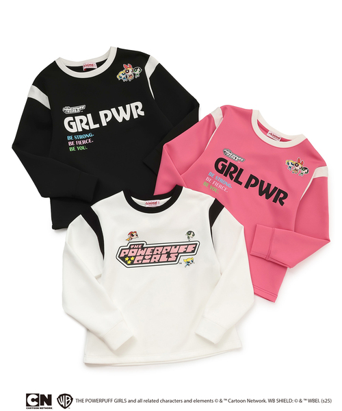minimal（ミニマル）の「【防汚加工】【パワーパフ ガールズ】ポンチロゴクルー（Tシャツ/カットソー・キッズ・オフホワイト/マジェンタ/ブラック・100cm/120cm/140cm/110cm/130cm）」の11枚目の写真