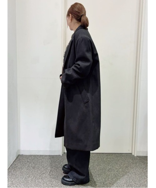 ユニセックス】MOSSIMO/モッシモ フェイクメルトン チェスターコート
