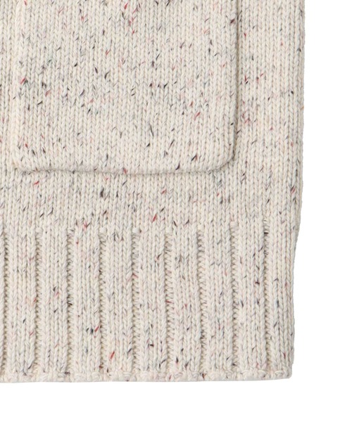 DRESSLAVE(ドレスレイブ)の「color grain Vneck cardigan(カラーグレインVネックカーディガン)(カーディガン/ボレロ・レディース・ホワイト/グレー・38)」の14枚目の写真
