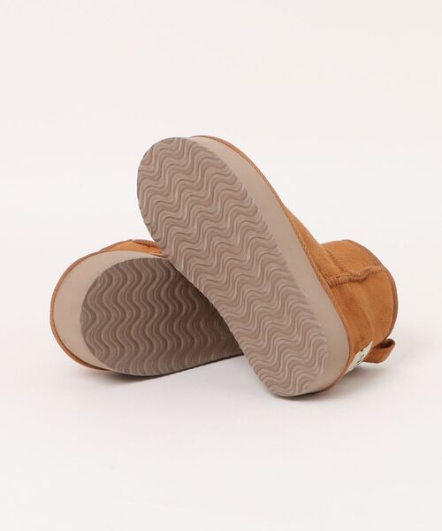 algy（アルジー）の「ALGY ショート 厚底ムートン（ブーツ・キッズ・ベージュ/キャメル/ブラック・23.0cm/24.0cm/22.0cm/21.0cm/20.0cm）」の4枚目の写真