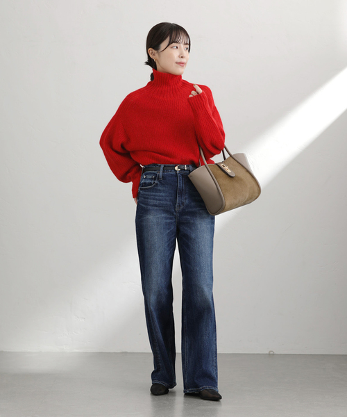 La TOTALITE（ラトータリテ）の「モヘア混タートルプルオーバー（ニット/セーター・レディース・ブラック/ピンク/レッド・FREE）」の21枚目の写真