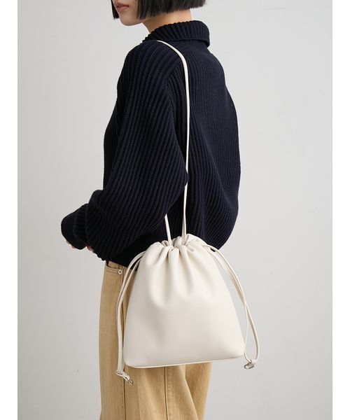 MIESROHE（ミースロエ）の「ドロスト２ＷＡＹバッグ（ショルダーバッグ・レディース・ライム/アイボリー/ブラック・F）」の12枚目の写真