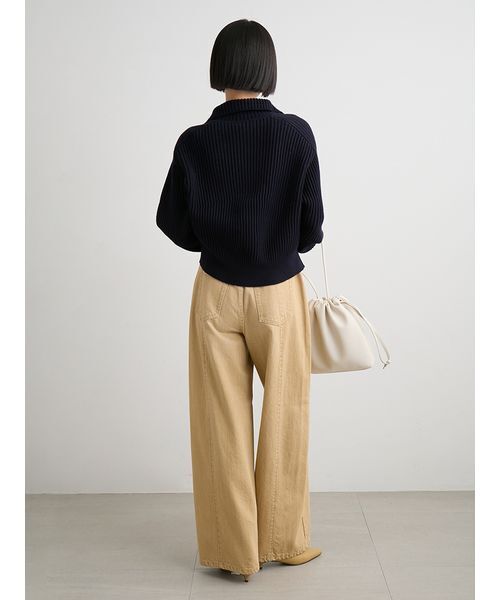 MIESROHE（ミースロエ）の「ドロスト２ＷＡＹバッグ（ショルダーバッグ・レディース・ライム/アイボリー/ブラック・F）」の20枚目の写真