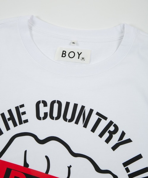 BOY LONDON（ボーイロンドン）の「【BOY LONDON】KNUCKLE LOGO TEE（Tシャツ/カットソー・メンズ・ホワイト・X-LARGE/LARGE/MEDIUM/SMALL）」の3枚目の写真