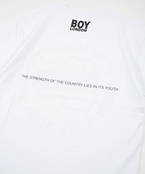 BOY LONDON（ボーイロンドン）の「【BOY LONDON】KNUCKLE LOGO TEE（Tシャツ/カットソー・メンズ・ホワイト・X-LARGE/LARGE/MEDIUM/SMALL）」の6枚目の写真