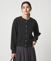 Tシャツ/カットソー カーディガン」に該当するトップスファッション