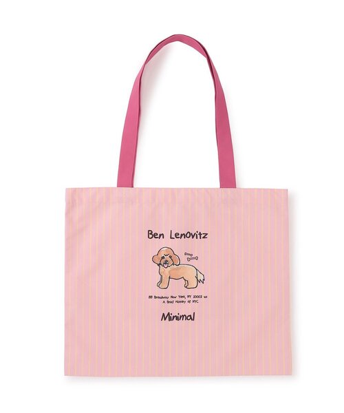 minimal（ミニマル）の「【ベンレノヴィッツ】アソートDOGトートバッグ（トートバッグ・キッズ・ブルー/マジェンタ/オレンジ・F）」の2枚目の写真
